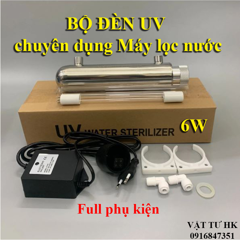 Bộ bóng đèn UV diệt khuẩn cho máy lọc nước 6W 11W đèn tia uv tia cực tím kháng khuẩn Xịn