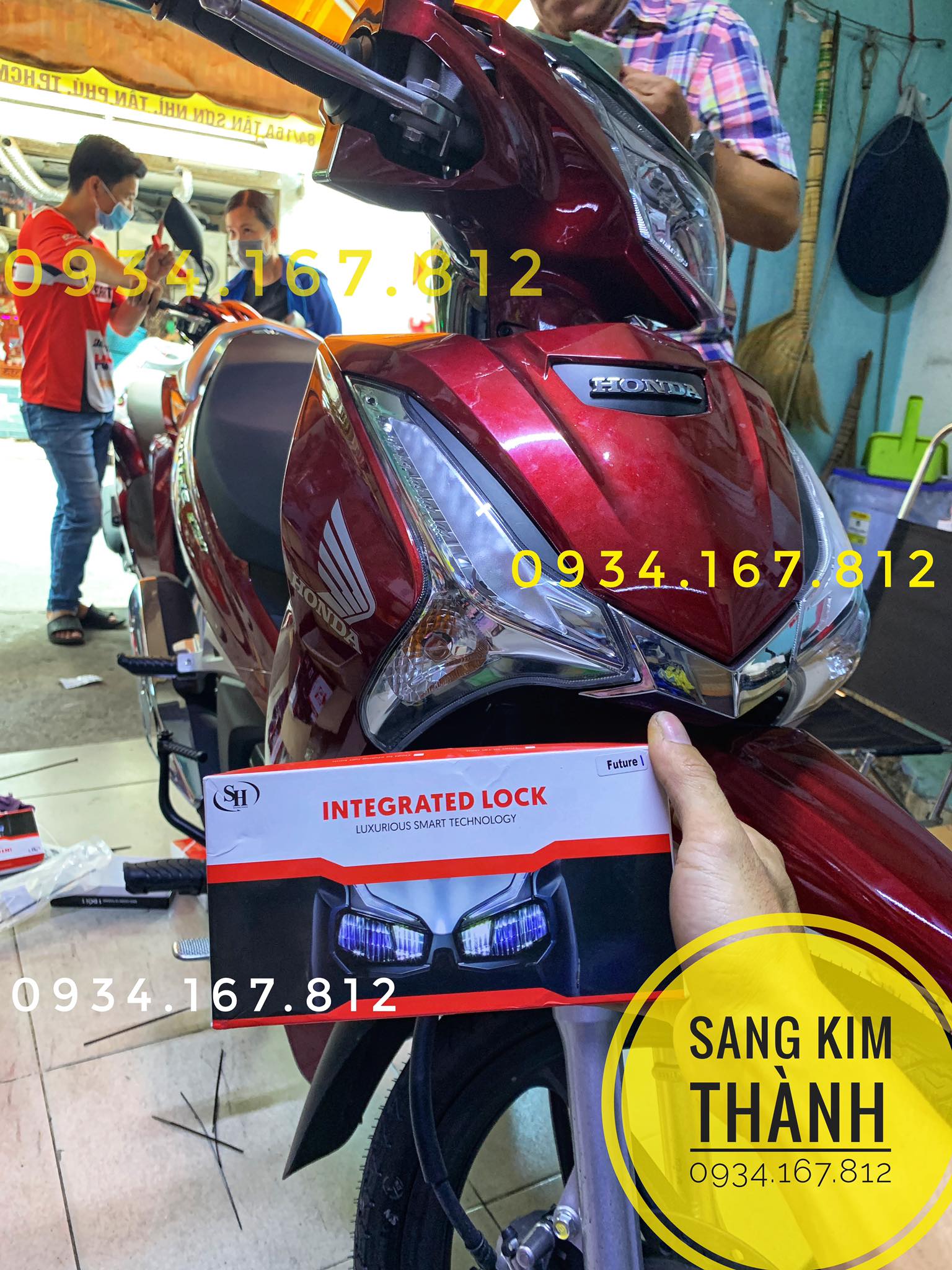 Bộ Công Tắc Passing Tắt Đèn Xe Honda Future INTEGRAPTED LOCK