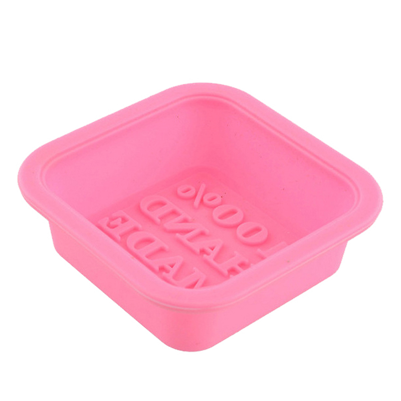 Jacky 1Pc Silicone Square Handmade Soap Mold DIY Cold Soap Making Tools Cake Mold