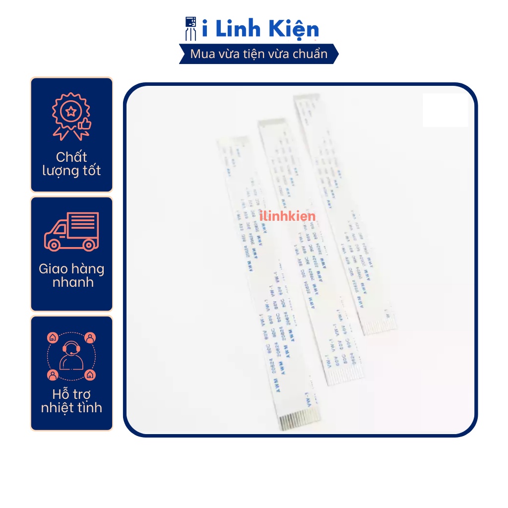 Cáp FFC 50P thuận 0.5mm dài 20cm