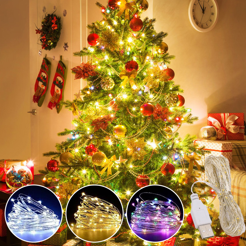 ABL LED String Lights Fairy Light Waterproof String Lights Gift Party Holiday Christmas New Years