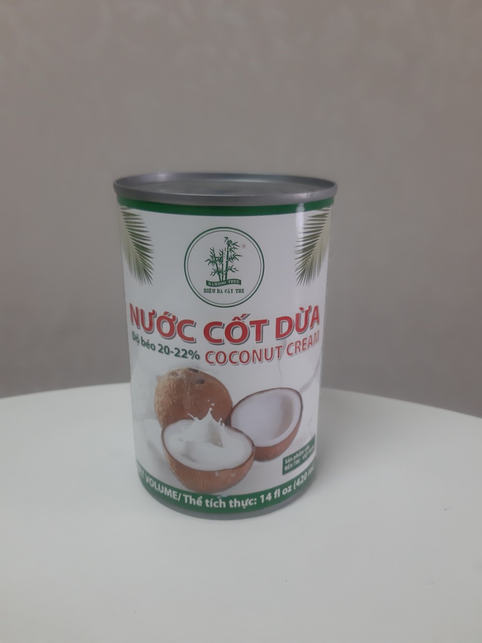Nước Cốt Dừa Đậm Đặc Hiệu Ba Cây Tre, độ béo 20 - 22%
