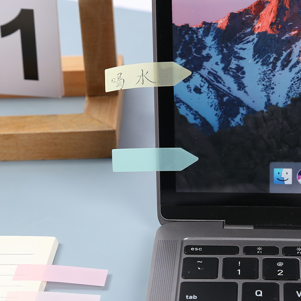 Colorful sticky notes paper