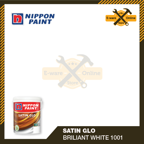 Nippon Paint Interior Paint White Paint Satin Glo 1001 Brilliant White