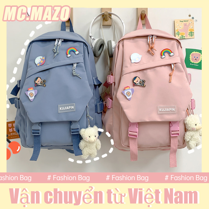 MC.MAZO Balo Đi Học Phong Cách Ulzzang Hàn Quốc