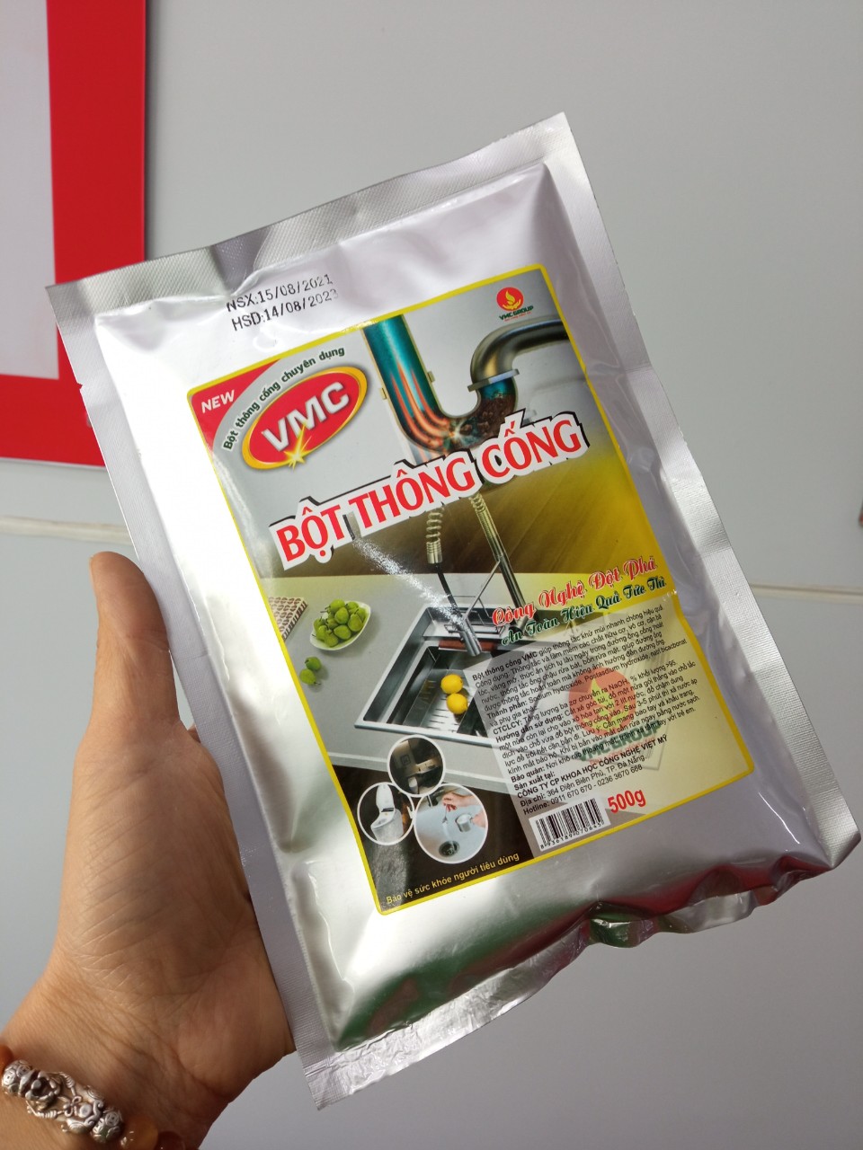 BỘT THÔNG CỐNG VMC - BỘT THÔNG TẮC CỐNG, BỒN CẦU, BỒN LAVABO...