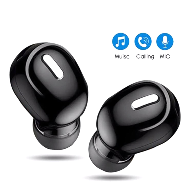 Mini Wireless 5.0 Earphone In Ear Sport With Mic Handsfree Headset For Samsung Huawei All Phone Headphones Moyao. 