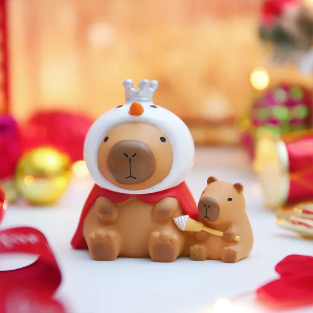 IJVBTV Animals Capibara Capybara Figure Blind Box Blind Box Simulation Capybara Animals Figures Figure Toys Cartoon Simulation Capibara Model Kid Toys