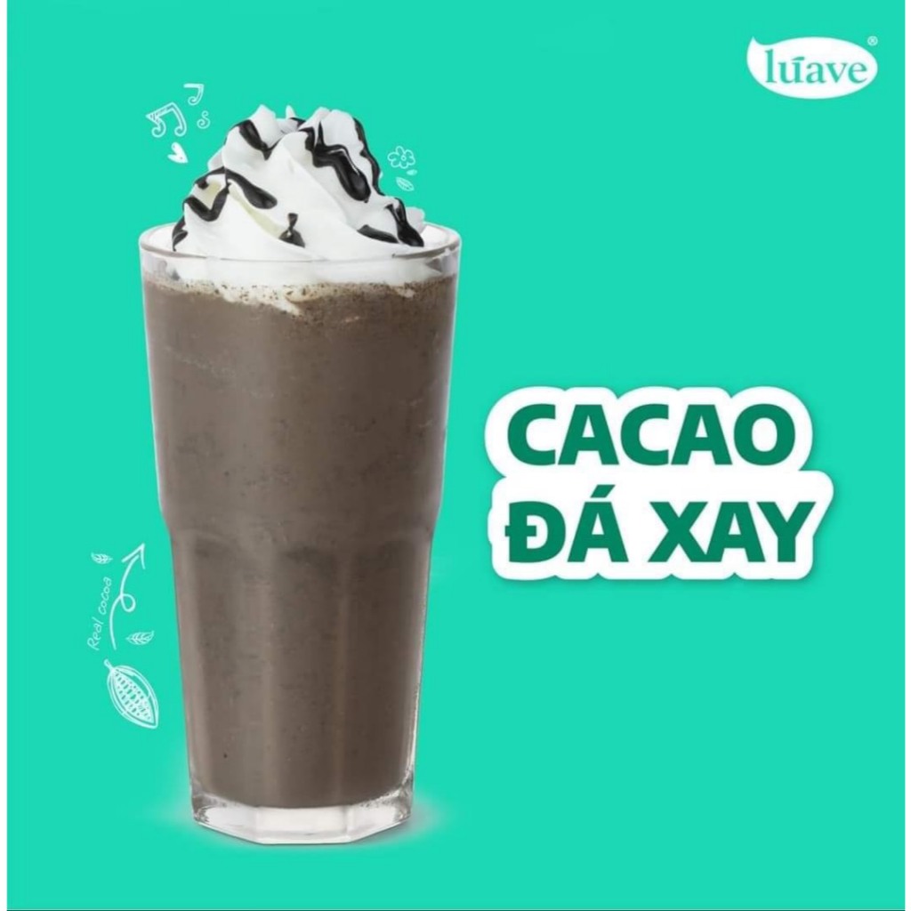 Bột Ca cao Luave Nguyên Chất Gói 500gr/ Cocoas Luave 500Gr