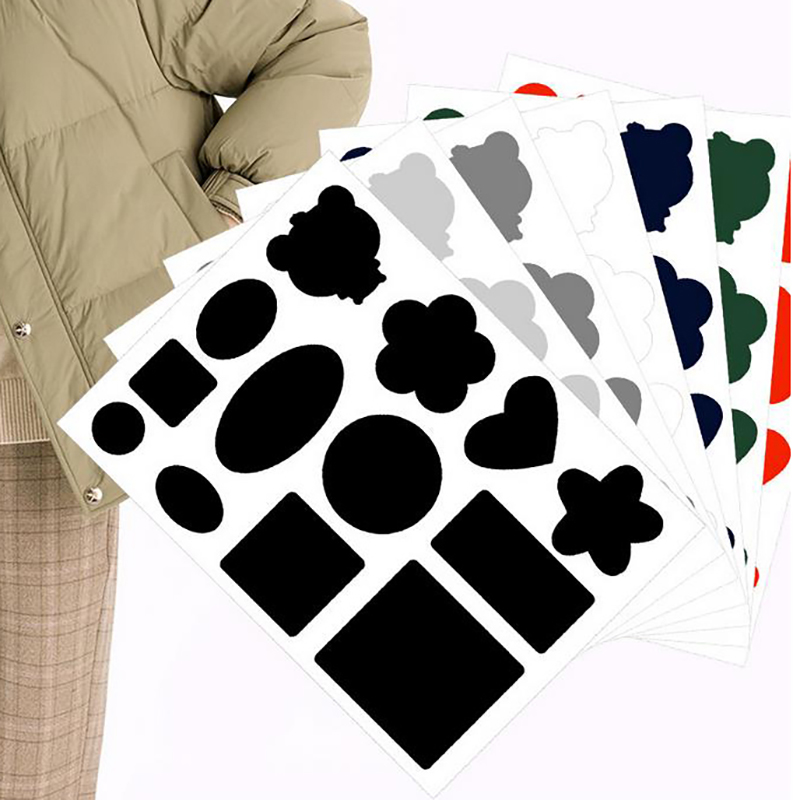 Self Adhesive Repair Patches For Down Jackets T-shirt Pants Washable Patch Raincoat Umbrella Cloth Tent Stickers. 