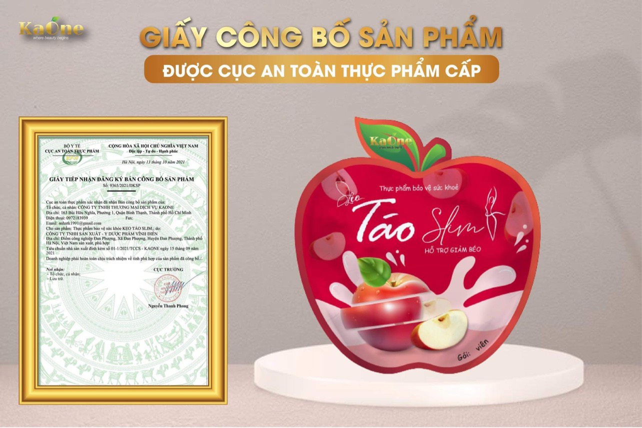 Kẹo táo slim giảm cân KaOne