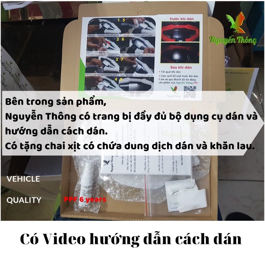 PPF Scoopy miếng dán bảo vệ mặt đồng hồ xe Honda Scoopy.