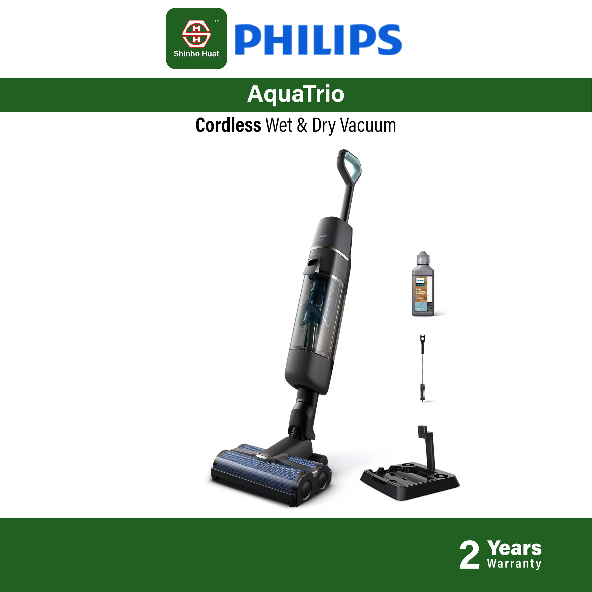 Philips AquaTrio Cordless Wet and Dry Vacuum Cleaner XW7110/02 XW7110 ...