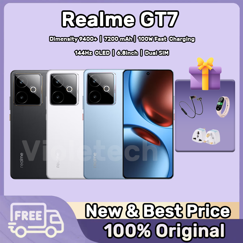 Realme GT7 Mobile Phone/Dimensity 9400+ 120Hz OLED 50MP Camera