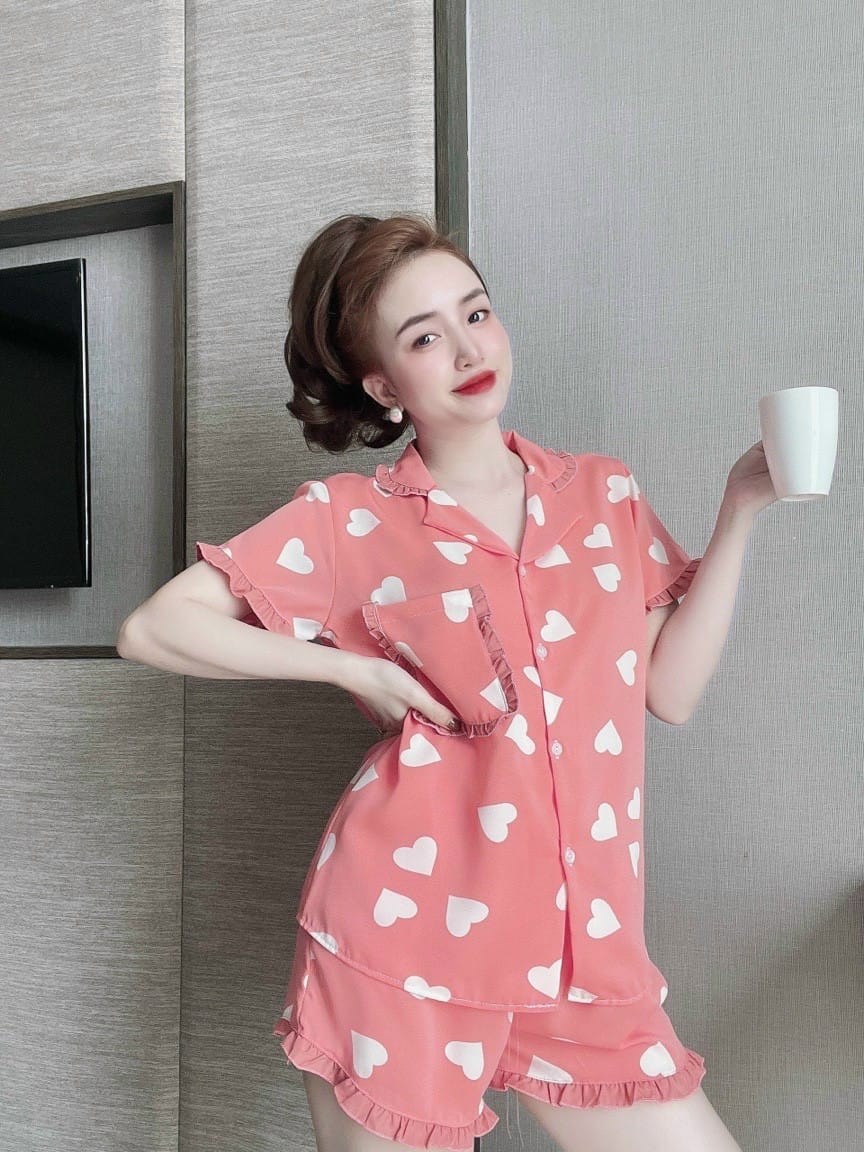 [HCM]Set Bộ Lụa Mango Đùi , Siu Xinh Hàng Cao Cấp ( dưới 58kg) - Mẫu mặc sp thật