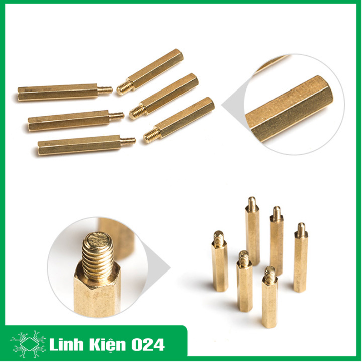 Combo 10 cọc đồng phi 3mm loại xịn nhiều kích thước