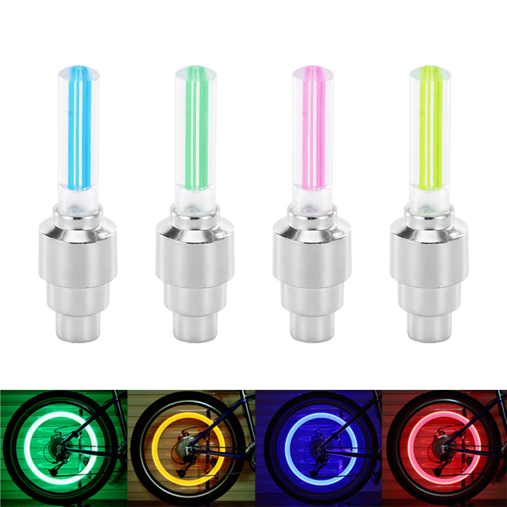 Đèn xe đạp gắn van xe Kiotool bộ 2 chiếc