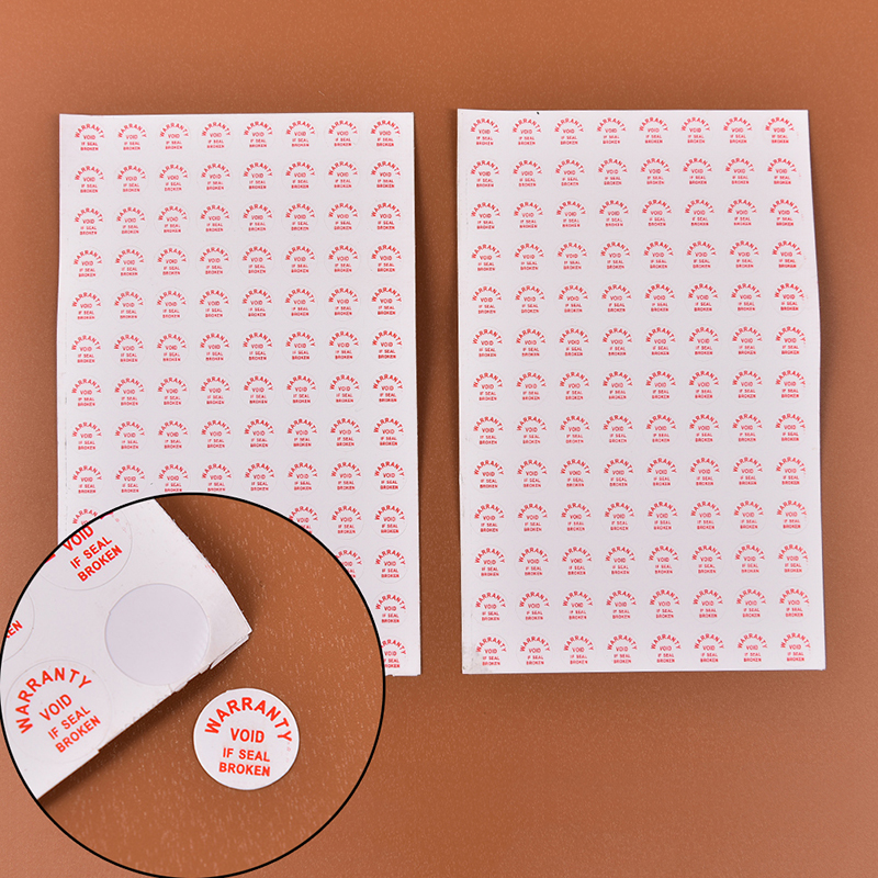 [FU💖] 2sheets 208pcs Warranty Void If Damaged Protection Security Label Sticker Seal
