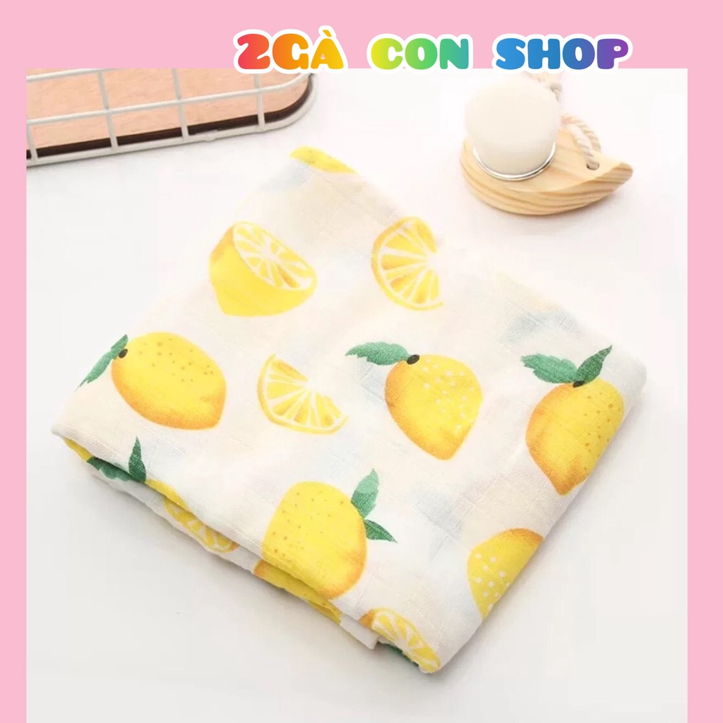 Khăn tắm/khăn quấn bé Smulin cuộn 2lớp 120cm