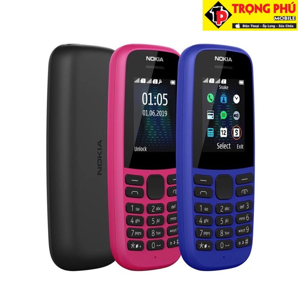 Điện thoại Nokia 105 (2020) - 2sim - mới full box