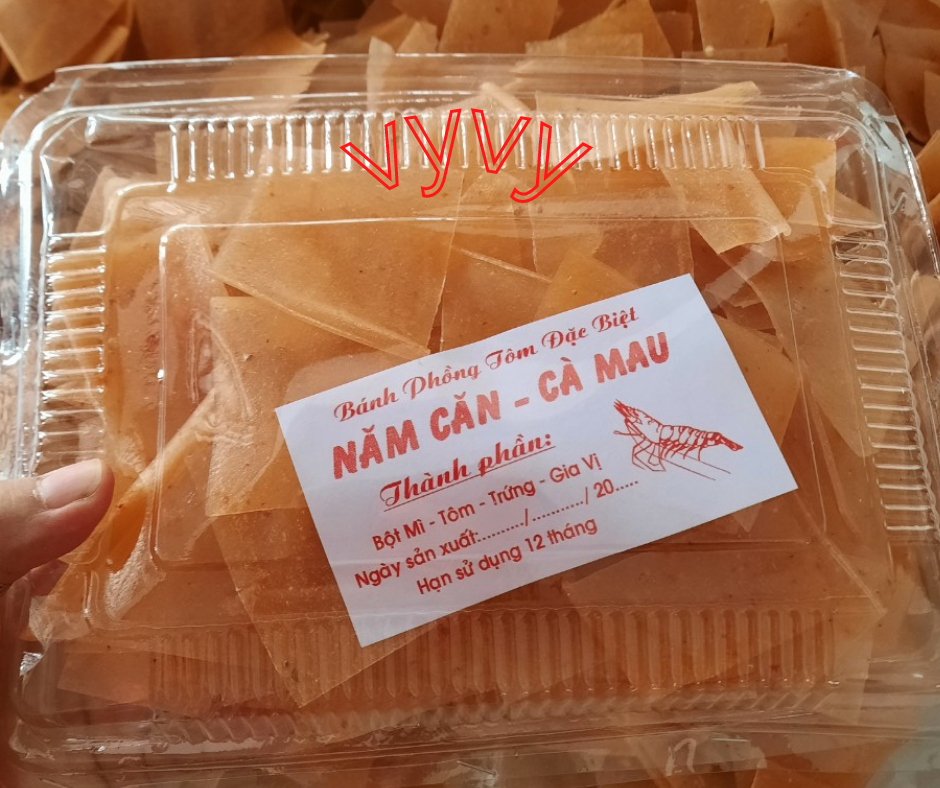 1KG BÁNH PHỒNG TÔM-BAO NGON