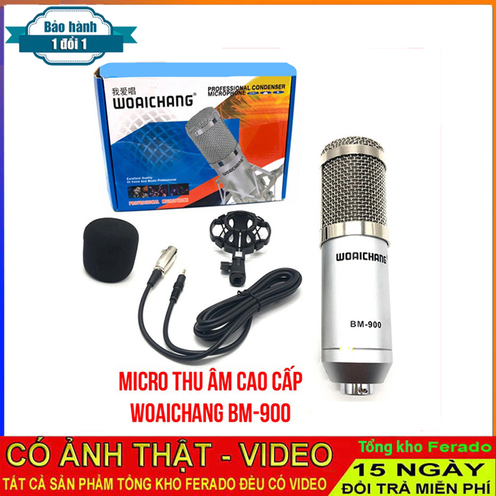Micro thu âm bm900