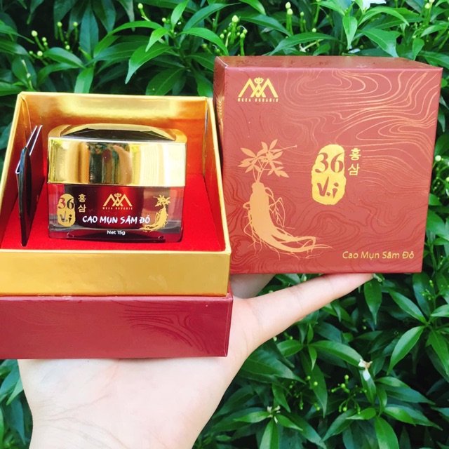 kem Mặt Cao Mụn Sâm Đỏ 36 Vị - Mật Nhân Sâm