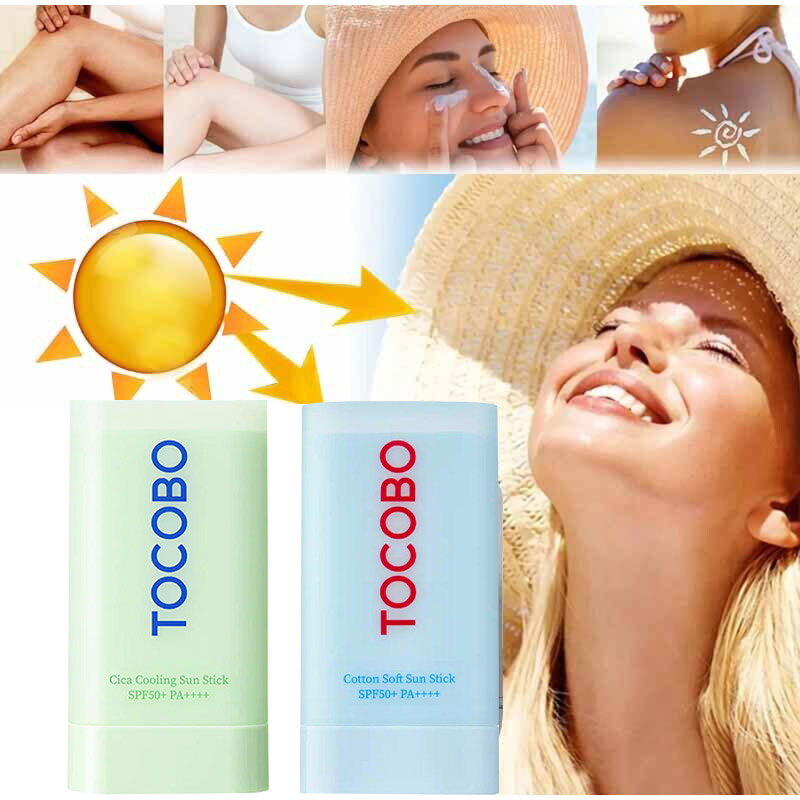 HeYang Korean Face Sunscreen Stick Light Blue Matte Sunstick For Soft Silky Skin Cotton Soft Sun Stick Watery Texture Uv Protection phone case.