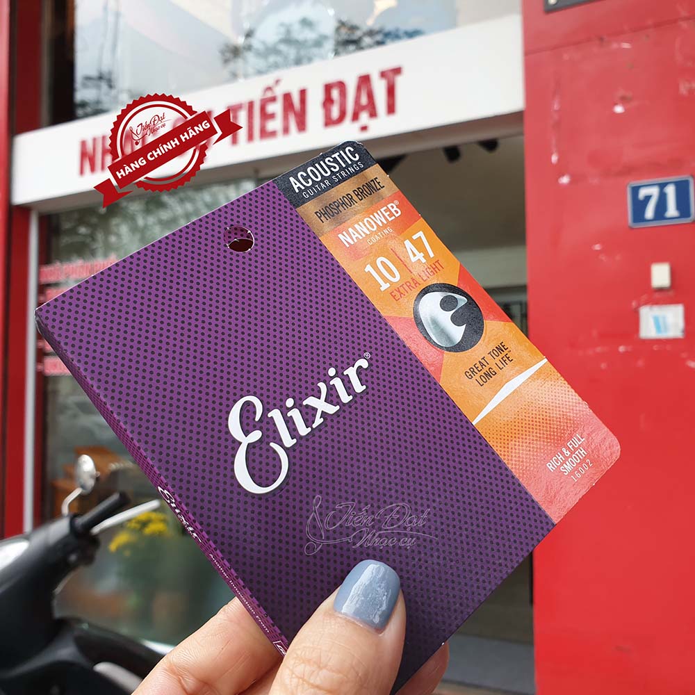 Dây Đàn Guitar Acoustic Elixir Cao Cấp | Chất Âm Đỉnh | ELIXR 10-16002, ELIXIR 11-16027, ELIXIR 12-16052