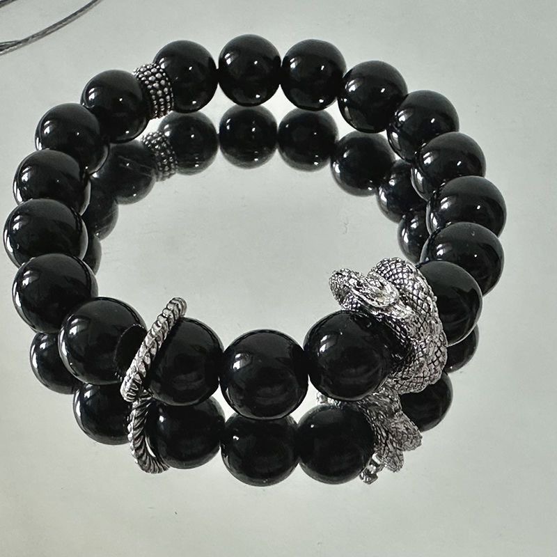 Panlong Design Glass Dragon Year Fortune Design Panlong Bracelet Niche No Collision ...