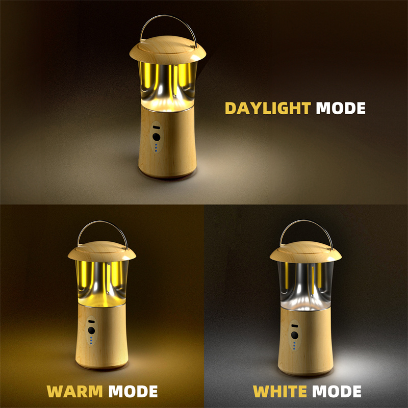NFA Outdoor three-color light camping light multi-functional camping light 360 degree strong light emergency lighting tent chandelier