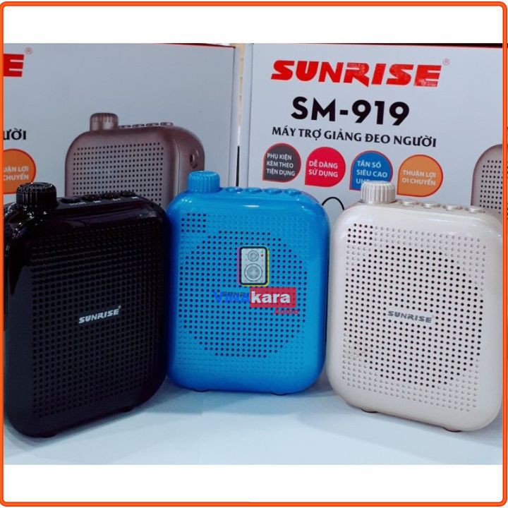 Máy Trợ Giảng Không Dây Sunrise SM-919 Có Bluetooth