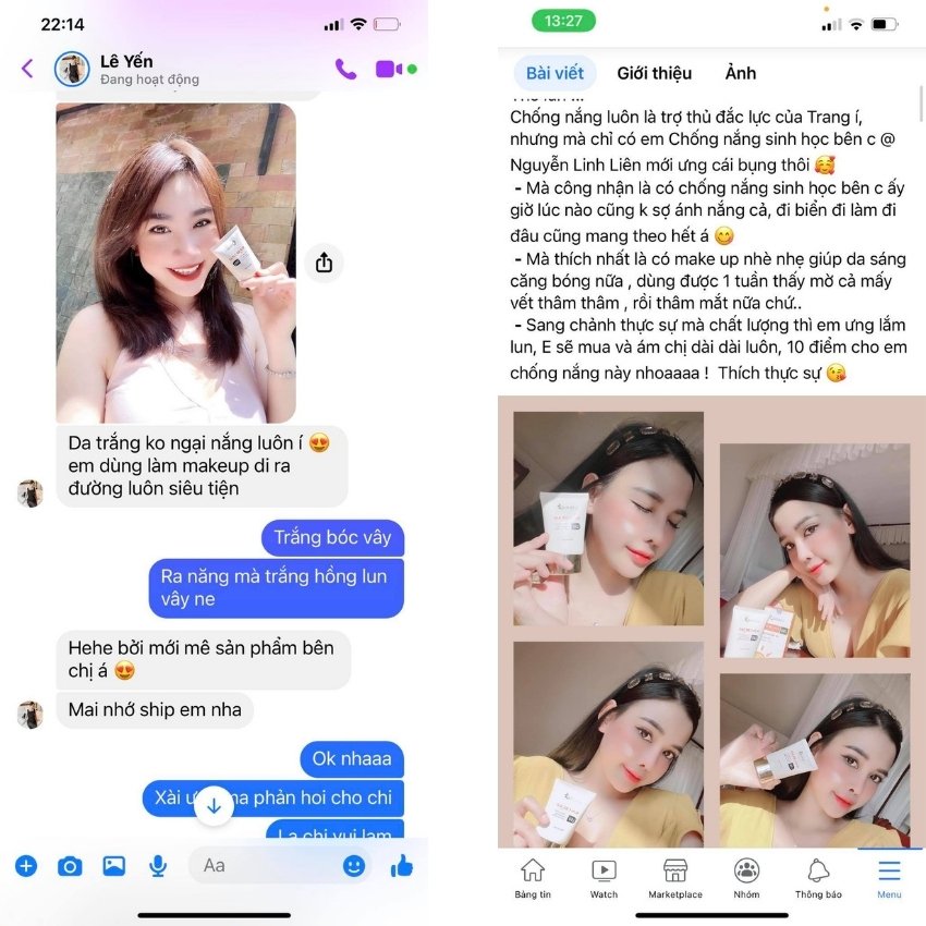 Kem chống nắng sinh học Đan Thy Lucas 50ml