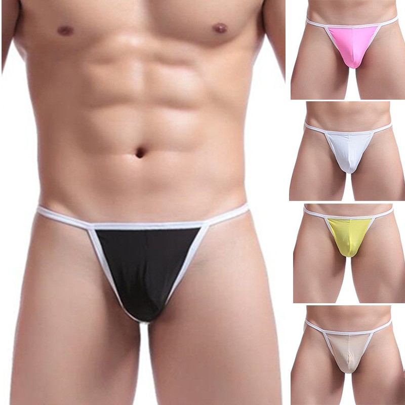 【specialthing】 Brand new T Back Underpants Bikini Breathable Briefs Bulge G String Hot 【Ready Stock】