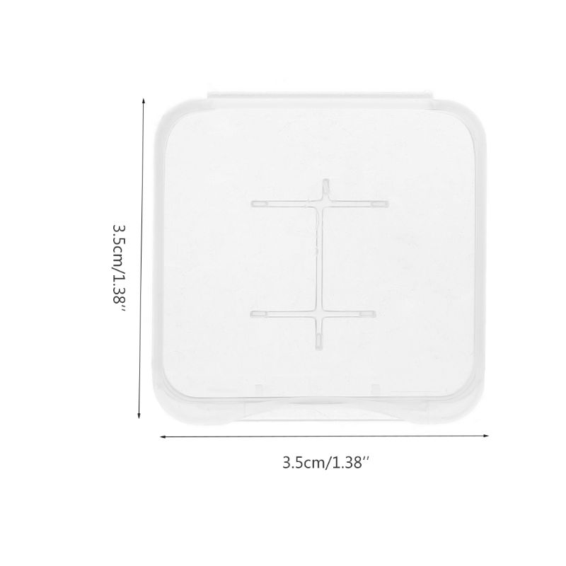 Transparent Standard Micro SD MiC TF Card Memory Card for Case Holder Box Storage Boxes (pack of 10)