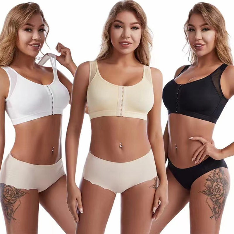 Women%20Post%20Surgical%20Surgery%20Front%20Open%20Full%20Support%20Recovery%20Bra%20Non-padded%20Wire%20Free%20Post%20Breast%20Augmentation%20Operative%20Bra%20ZHANGNA%20-%20Image%209