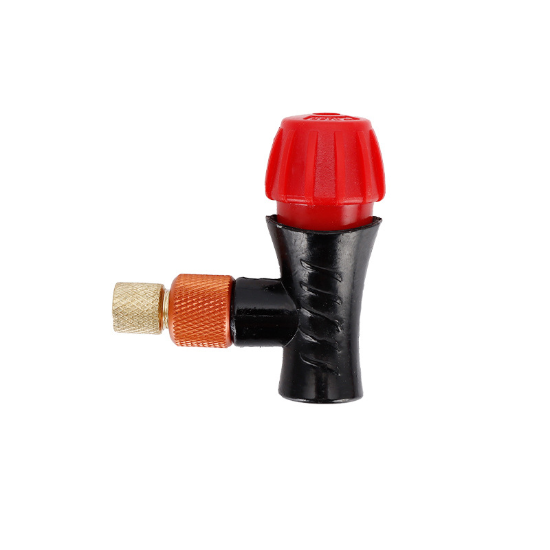 Bicycle Air Pump Valve Head Inflator Adapter CO2 Gas Pump Head Fast ...