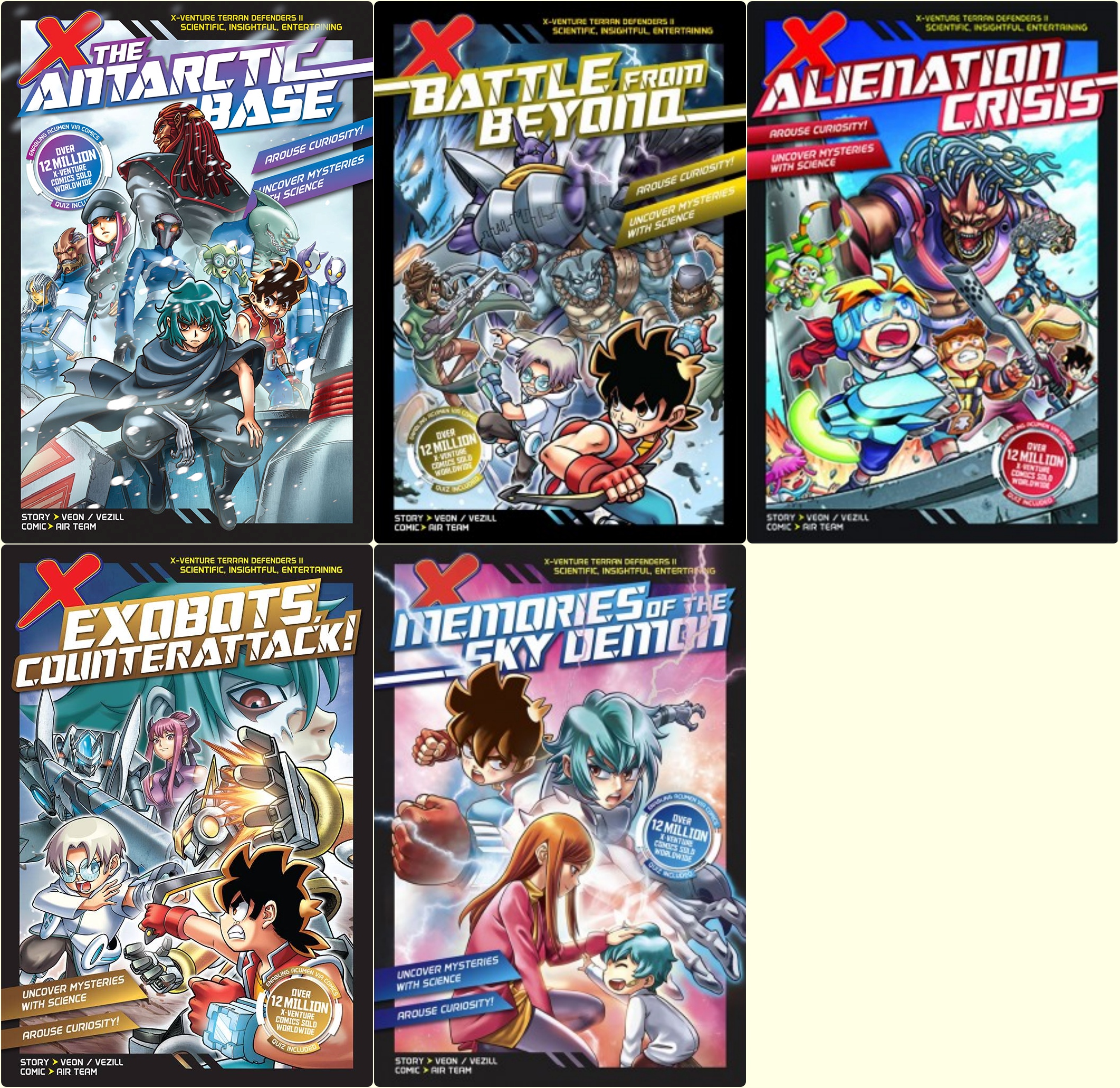 Terran Defenders X-VENTURE W01-W12 and AO01-AO06 English Children