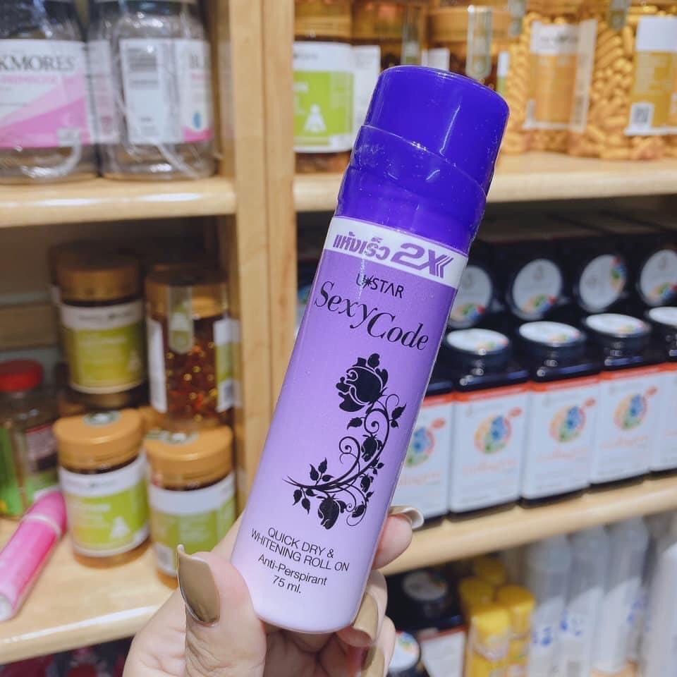 [Nội Địa Thái]  Lăn nách khử mùi siêu thơm 2x Thái lan 75ml