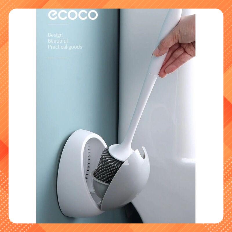 Cọ vệ sinh ecoco kèm miếng dán tường cực chắc