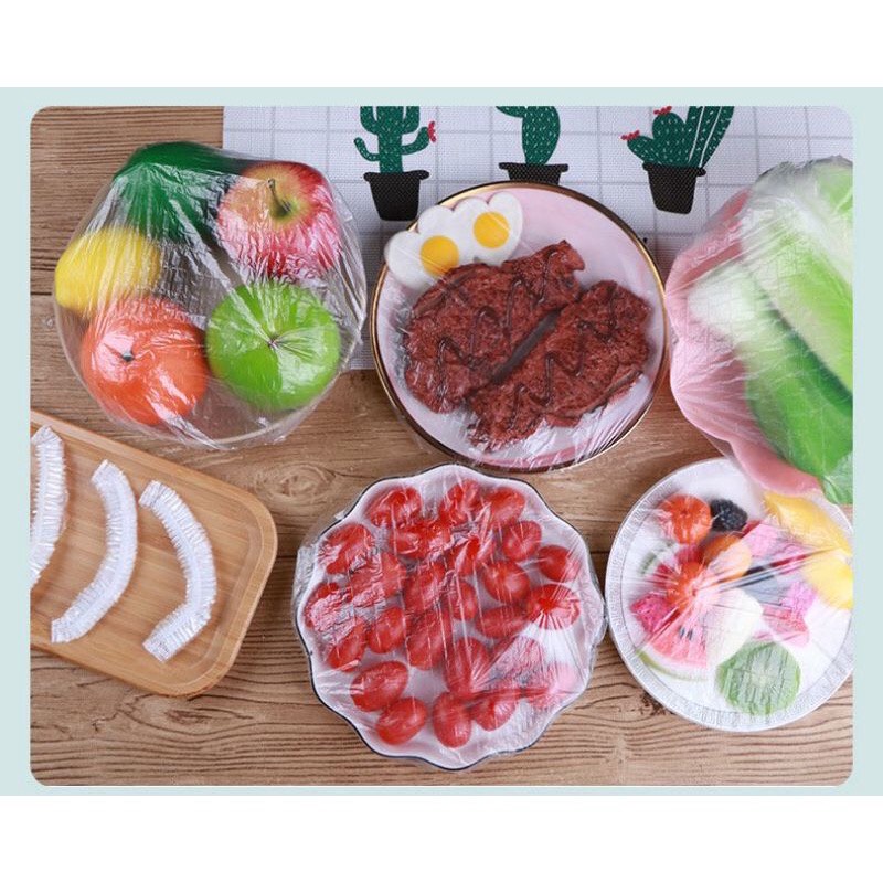 SET 100 TÚI BỌC THỰC PHẨM CO GIÃN TÁI SỬ DỤNG