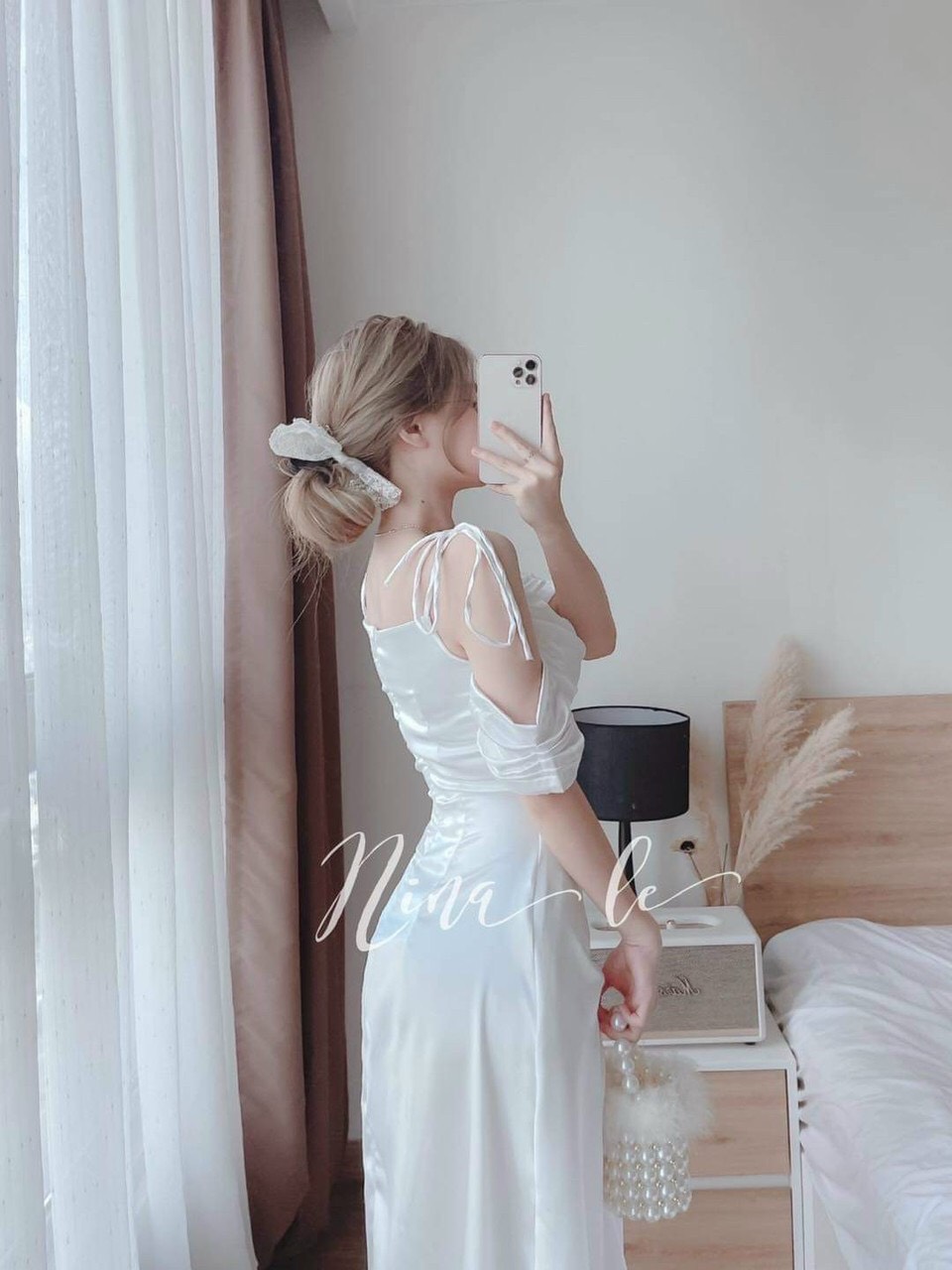 ĐẦM CỔ ĐỔ 2 DÂY ( CÓ MÚT)