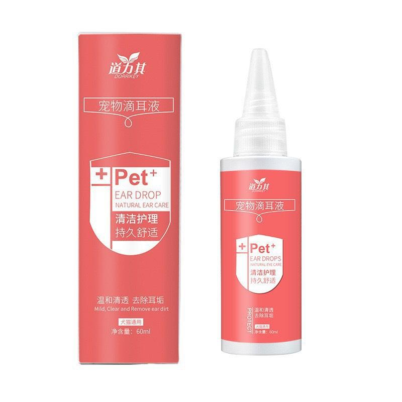 Dung dịch vệ sinh tai khử mùi Daoliqi 60ml cho chó mèo