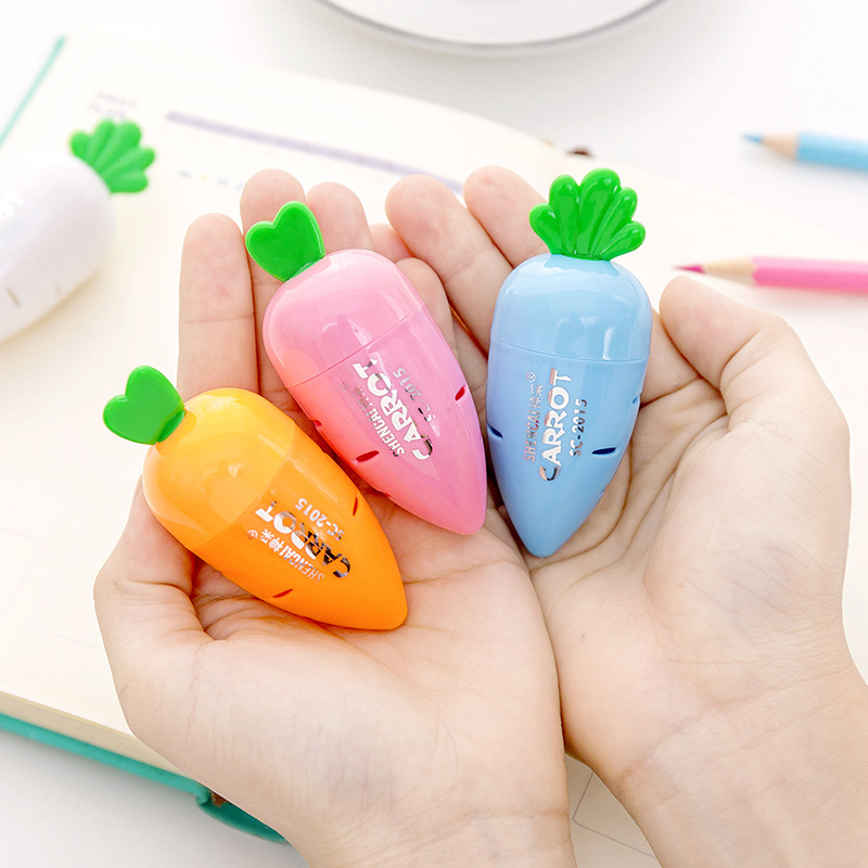 Gọt Bút Chì Hình Củ Cà Rốt Tiện Dụng Dễ Thương