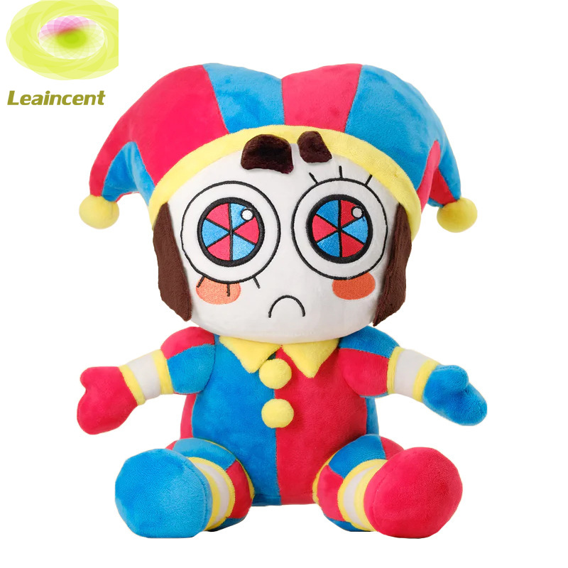Leaincent25cm the amazing digital circus plush doll cartoon stuffed plushies for kids birthday christmas gifts