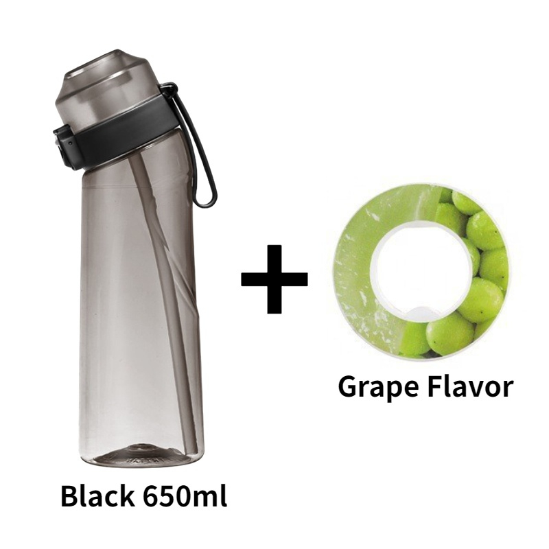 FREE Flavor 650ML Fruit Flavor Fragrance Water Bottle Straw Cup 0 Sugar ...