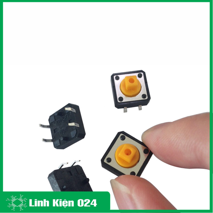 Combo 10 nút nhấn 4 chân 12x12x7.3mm