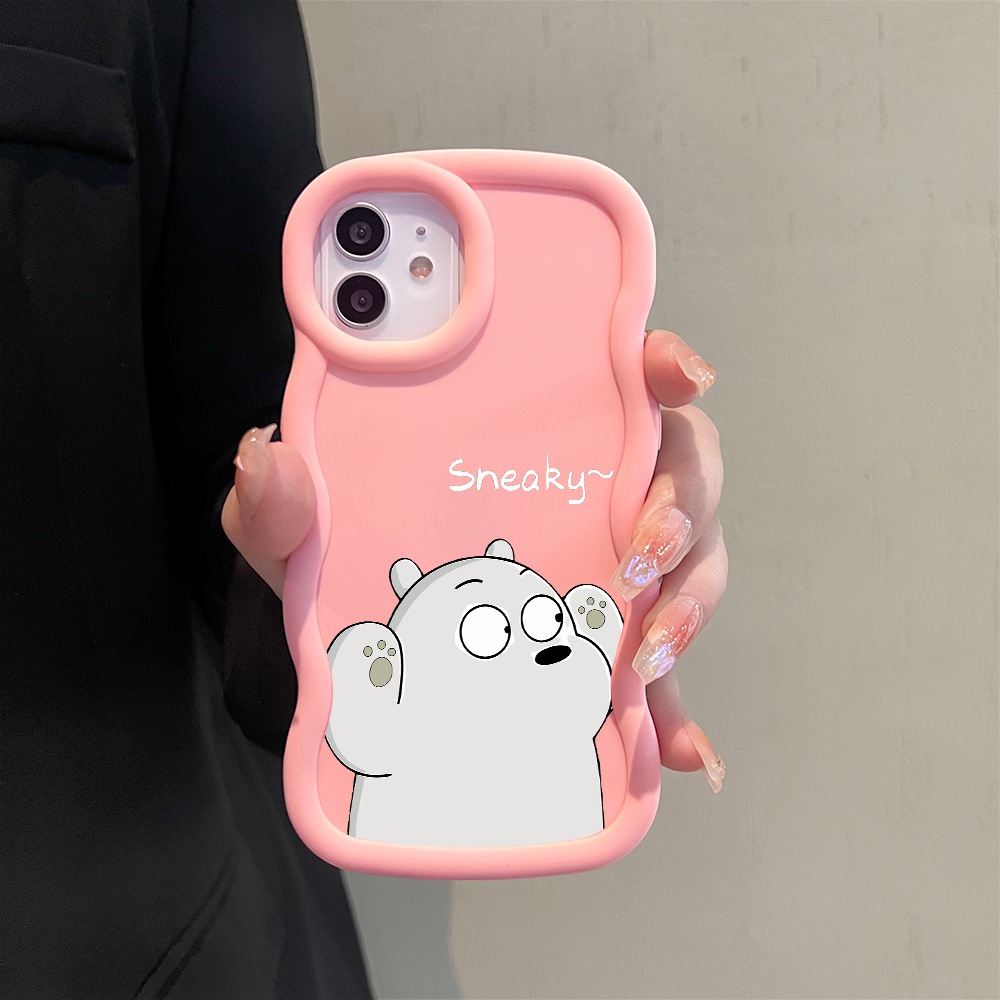 AMORVOR%20for%20Vivo%20Y11%202019%20Back%20Cover%20Cute%20White%20Bear%20Pattern%20Luxury%20Phone%20Case%20Macaron%20Wave%20Soft%20Silicone%20Mobile%20Cover%20-%20Image%209