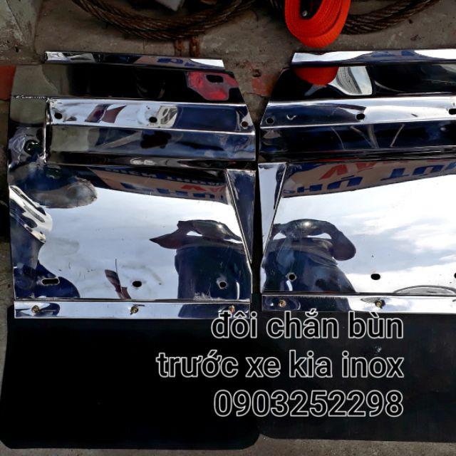 Đôi chắn bùn inox trước kia 1t4- k165- k3000, k140 kèm cao su hoặc ko loại đẹp