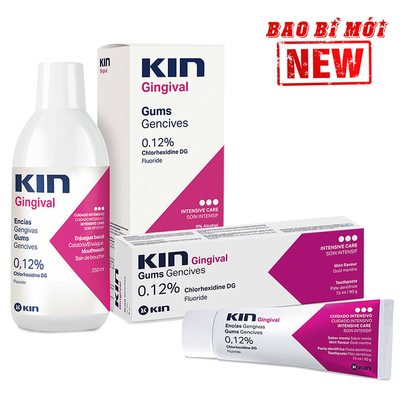 Nước súc miệng ngừa viêm nướu Kin Gingival 250ml
